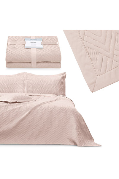 Amelia Home Quilted bedspread, Ophelia, 70 g/m2, 200x220 cm, Powder pink