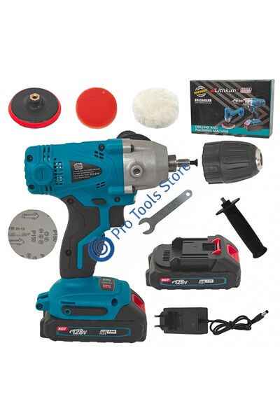 German Meister Sculă multifuncțională fără fir, 350 W, 128V / 8 AH, 8500 RPM,...