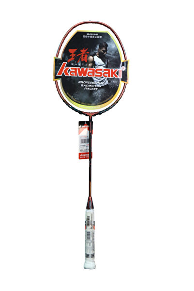 Kawasaki مضرب تنس الريشة ماستر ماو هيد ذو التوازن الثقيل، أسود