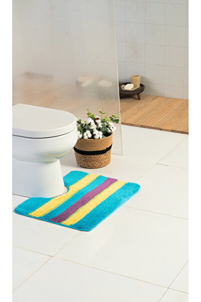 Moda Dekor Akrilik Linear Multi 60x50 cm U Yaka | Yıkanabilir , Makine Dokuma...