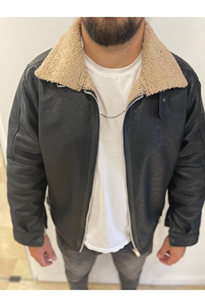 Ast Fashion YAKA KÜRKLÜ MONT