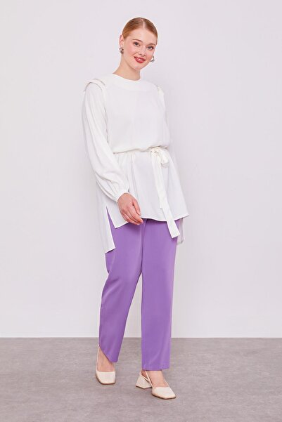 Levidor Lila Beli Elasticated Sports Pants