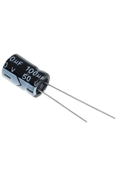 MİKROGATE 100uF 50V Elektrolitik Kondansatör 8x12mm 105C 10 Adet(PCS)