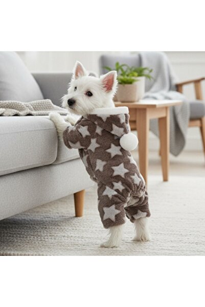 OEM Cocolino pajamas with Hooded, for small and medium pets, star pattern, XINA2101
