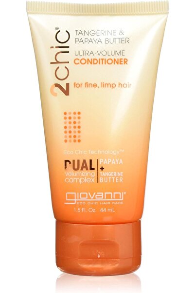 Giovanni Too Chic Super Thick Conditioner with Tangerine Extract & Papaya Butter, 1.5 fl oz