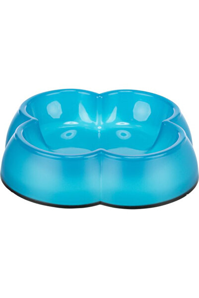 Trixie Plastic Cat Bowl, Non-slip, Transparent, 0.25 L / 14 cm, Various Colors