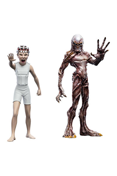 Weta Workshop مجسم فينيل لشخصية Stranger Things Mini Epics: Eleven & Vecna (إ...
