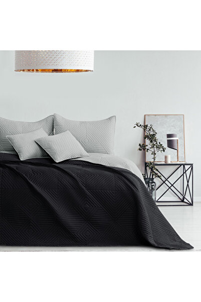 Amelia Home Microfiber quilted bedspread, Softa, 70 g/m2, 240x260 cm, Black