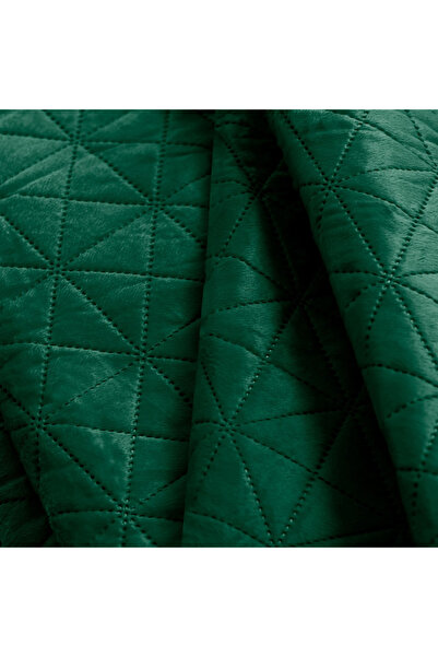 Amelia Home Quilted velvet bedspread, Laila, 180-190 g/m2, 170 x 270 cm, green
