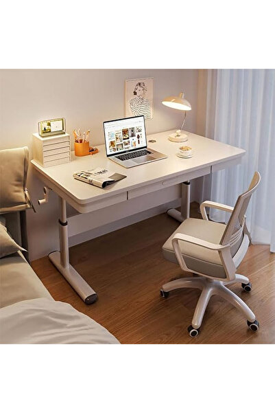 KEKE طاولة دراسة كمبيوتر وسطح مكتب متعددة الوظائف قابلة للتعديل الارتفاع، لون...