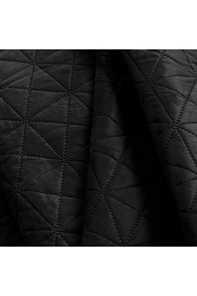 Amelia Home Quilted velvet bedspread, Laila, 180-190 g/m2, 260 x 280 cm, black