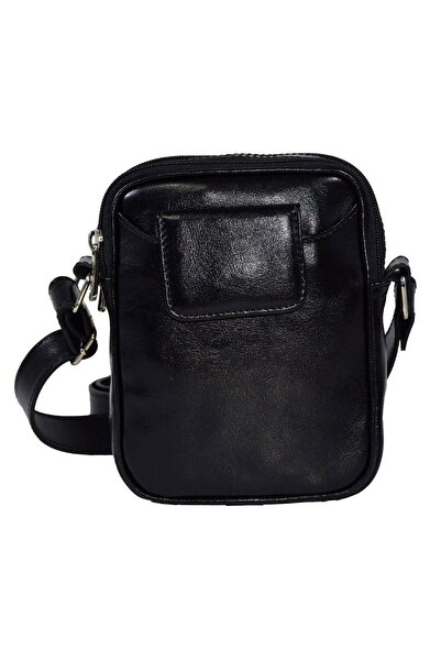 Magazinul de genti Men's genuine leather bag, model 026, Black