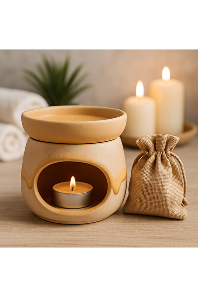 M'art Home İbroz Bej/Açık kahve Buhurdanlık