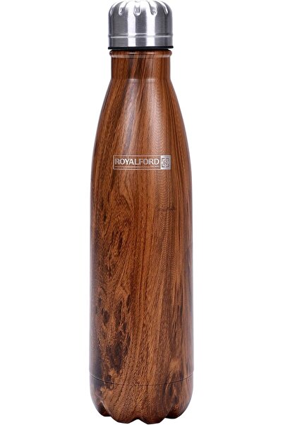 ROYALFORD RF9475 500 ml Vacuum Insulated Stainless Steel Double-Wall Water Bottle - Leakproof, Hot &