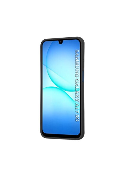 SKYDDAR INNOVATION Case compatible with Samsung Galaxy A17 5G / Galaxy A17 4G, MagSafe Pro silicone, sticker set, Black