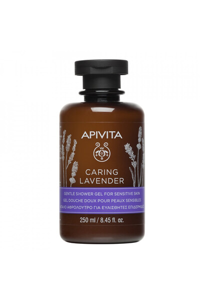 Apivita shower gel with lavender and olive oil, 250 ml