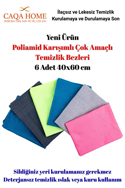 CAQA HOME Mutfak Havlusu Mikrofiber Temizlik Bezleri - Çok Amaçlı Yeni Ürün Poliamid Mikro Fiber Bez Havlu