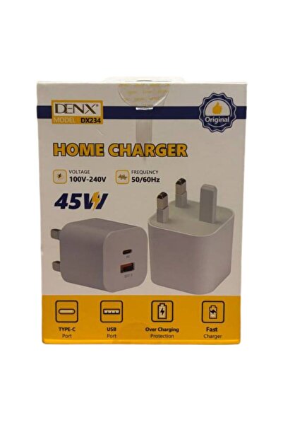 Denx 45W Dual Port Fast Wall Charger