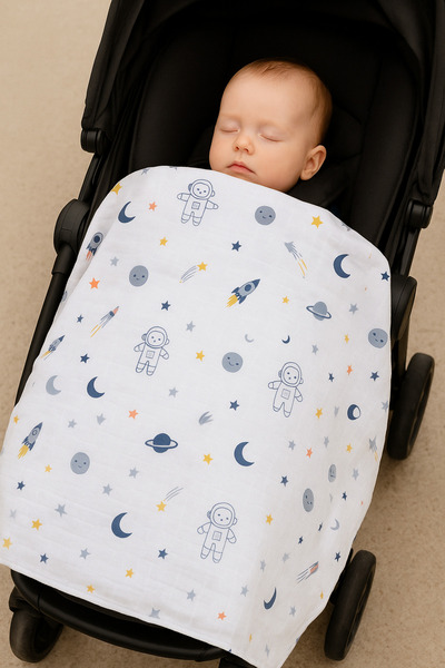 EIFIN 100% Cotton Muslin Cover & Blanket Oeko-Tex Certified