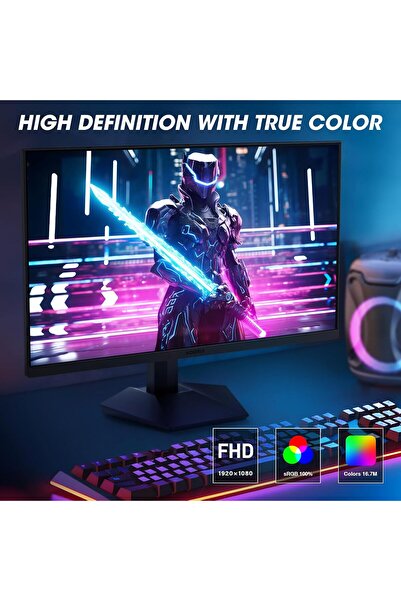 Koorui 27-inch 240Hz 1ms FHD (1920x1080) DCI-P3 90% Adaptive Sync HDMI/DP, Black