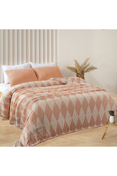 İpekçe Müslin Yatak Örtüsü Çift Kişilik %100 Pamuk 220x240