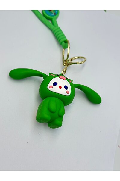 MyladyAccessoriess Green Rabbit Keychain