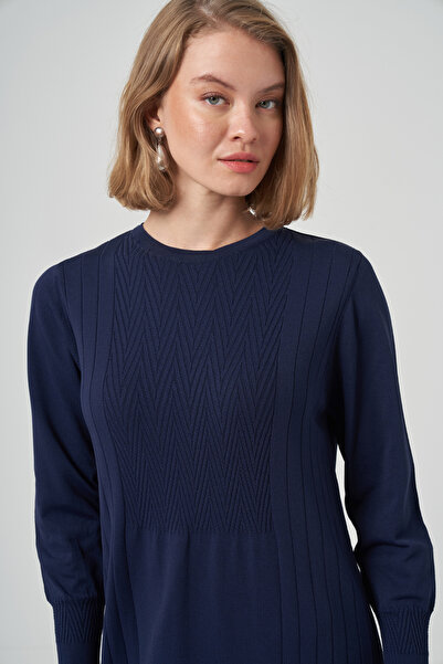 Nuss Knitwear Dress 509 Navy Blue