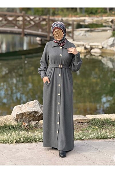 Nissra Ankanoor Flato Pocketed Buckle Belted Knitted Sweater Anka255115