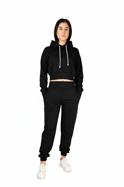 celevri Slim-fit tracksuit with hood, made of 100% Premium Cotton, for women