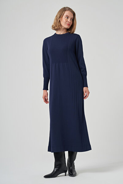 Nuss Knitwear Dress 509 Navy Blue