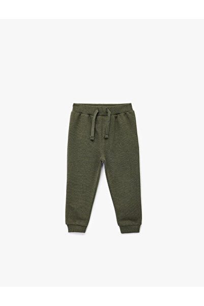 Koton Basic Jogger Sweat παντελόνι με ελαστική μέση και ράβδο