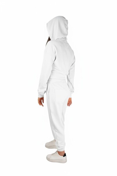 celevri Slim-fit tracksuit with hood, made of 100% Premium Cotton, for women