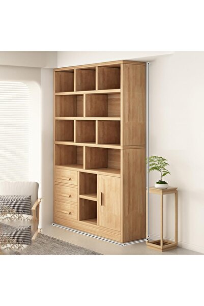 KEKE Multi-Layer Storage Bookshelf Rack Stylish Living Room Home Storage & Display Cabinet
