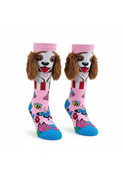 Aware Time 6-12 Years Old Girl's 3D Figure Socks