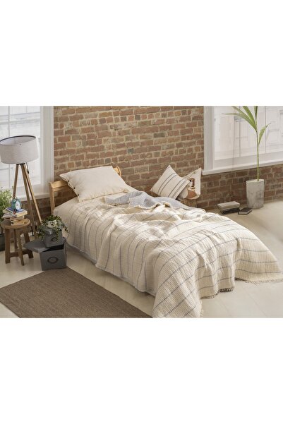 Peshtemalsan TEK KİŞİLİK 9 KATLI %100 PAMUK 180x220 MÜSLİN YORGAN YATAK ÖRTÜS...