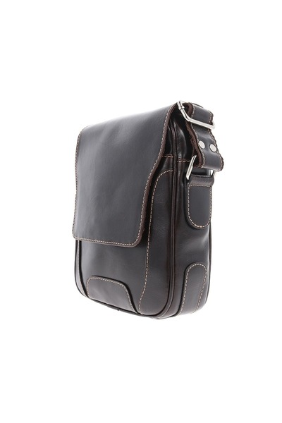 Magazinul de genti Men's genuine leather bag, model 067, Vintage brown