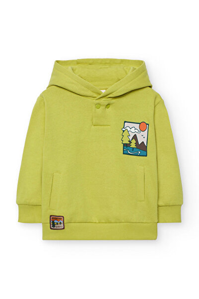 Boboli Boy's Tree Mountain Printed Sweatshirt