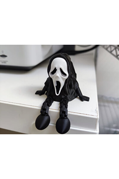 stdeta Sitting Screaming Masked Decorative Figure 5 cm