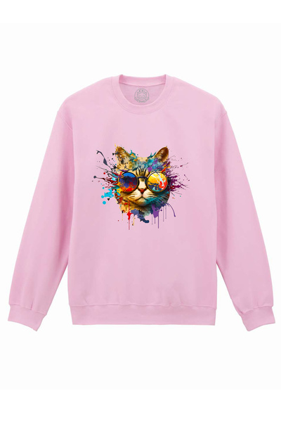 Cu Pisici Bluza Printata-Energy Cat, Unisex