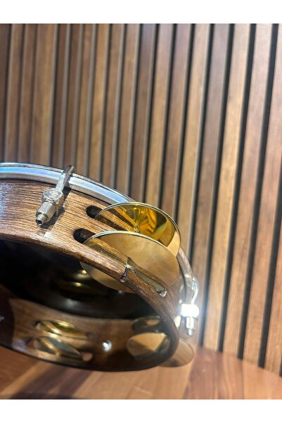 NEFES MÜZİK PROFESYONEL AYARLI CEVİZ KASNAK ZİLLİ TEF