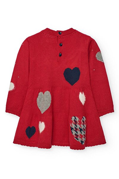 Boboli Girl's Heart Patterned Dress