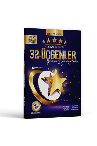Bilgi Sarmal Yayınları Yıldızlar Yarışıyor TYT AYT Üçgenler 32 li Konu Denemeleri 2026
