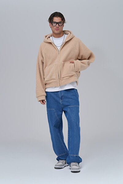 fame-stoned Hooded Unisex 100% Cotton Sweatshirt with Flat Zipper Pocket