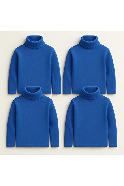 berkMICIRIK سترة قطنية طويلة الأكمام للأطفال من الجنسين قماش مجدّل KASKORSE ق...