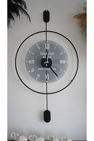 NEOMARK Kişiselleştirilebilir Cam Duvar Saati