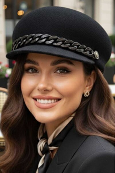 Mood Agenda قبعة نسائية فاخرة مصنوعة من الصوف بنسبة 100%