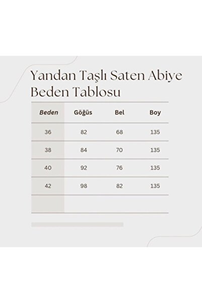 STİLZERAFET Yandan Stone Layered Satin Evening Dress