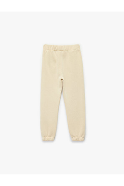 Koton Teddy Bear Printed Relaxed Fit Pocket Jogger Sweatpants