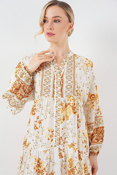 Hiccup Bdart Lined V-Neck Maxi Dress