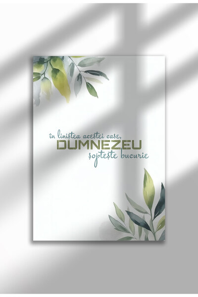 21mxm Unframed Romanian Religious Canvas Poster - Digital Print - God whispers joy